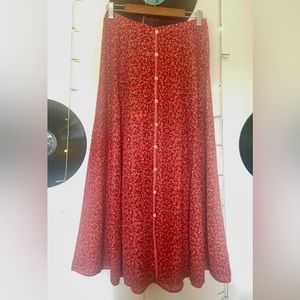Max Studio Floral Maxi Skirt